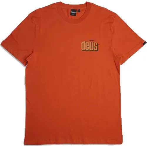 Bolter Tee Graues Street Style Shirt , Herren, Größe: 2XL - Deus Ex Machina - Modalova