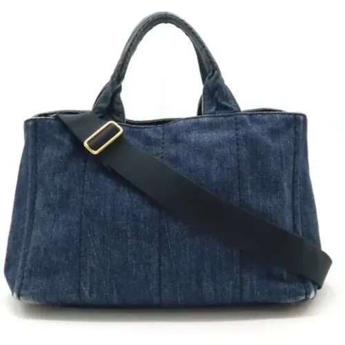 Pre-owned Denim prada-bags , female, Sizes: ONE SIZE - Prada Vintage - Modalova