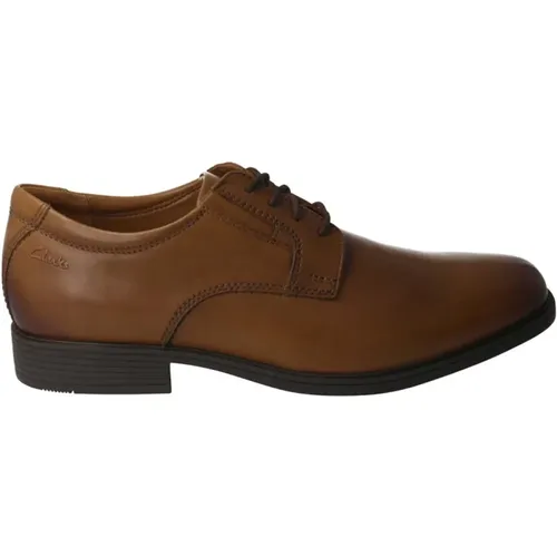 Bequeme Kamel Leder Herrenschuhe , Herren, Größe: 40 EU - Clarks - Modalova