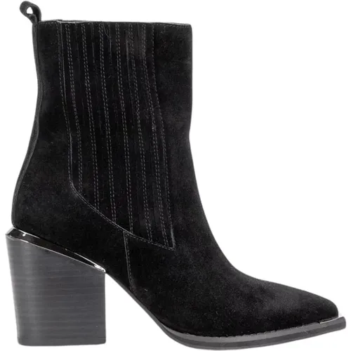 Pointed Toe Leather Ankle Boots , female, Sizes: 5 UK, 4 UK, 8 UK, 7 UK, 6 UK - Alma en Pena - Modalova