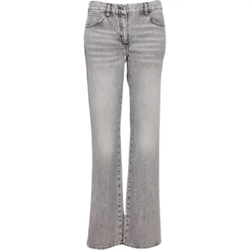 Graue Flare Jeans mit hoher Taille , Damen, Größe: W27 - IRO - Modalova