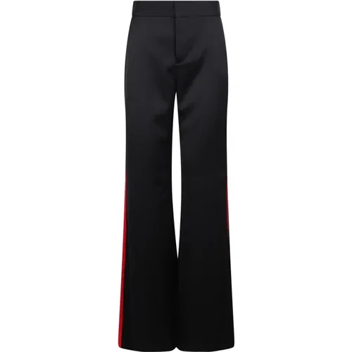 Rote Seitenschlaufe Weite Beinhose , Damen, Größe: XS - alice + olivia - Modalova