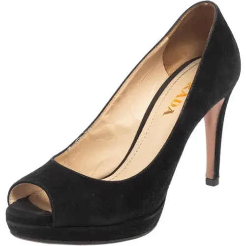 Pre-owned Wildleder heels , Damen, Größe: 35 EU - Prada Vintage - Modalova
