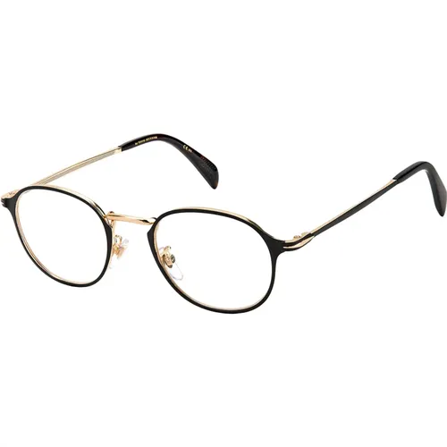 DB 7055 Sunglasses in Black Gold - Eyewear by David Beckham - Modalova
