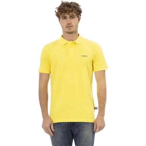 Gelbes Besticktes Polo-Shirt Herren Baumwolle - Baldinini - Modalova