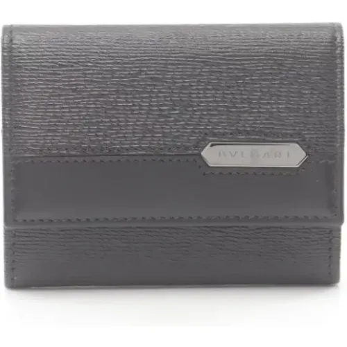 Pre-owned Leather wallets , female, Sizes: ONE SIZE - Bvlgari Vintage - Modalova