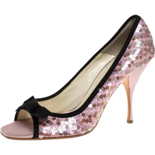 Pre-owned Satin heels , Damen, Größe: 38 1/2 EU - Prada Vintage - Modalova