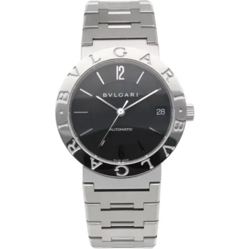 Pre-owned Stainless Steel watches , male, Sizes: ONE SIZE - Bvlgari Vintage - Modalova