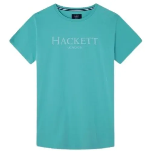 Herren Baumwoll T-Shirt , Herren, Größe: L - Hackett - Modalova