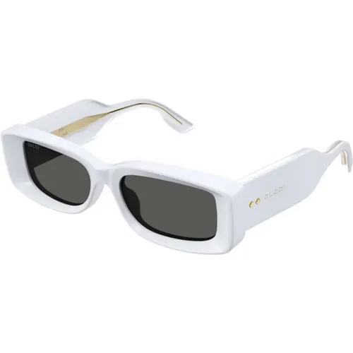 Light Blue Grey Sunglasses Gg1528S , female, Sizes: 53 MM - Gucci - Modalova