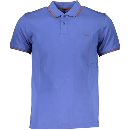 Summer Polo Shirt with Contrast Details , male, Sizes: S - Harmont & Blaine - Modalova