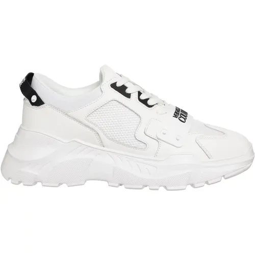 Speedtrack Plain Lace-Up Sneakers , male, Sizes: 10 UK, 7 UK, 11 UK - Versace Jeans Couture - Modalova