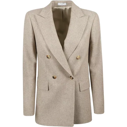 Wool Cashmere Jacket Made in Italy , female, Sizes: XS, S - Boglioli - Modalova