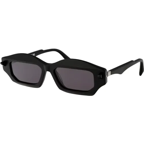 Stylish Sunglasses Maske Q6 , male, Sizes: 55 MM - Kuboraum - Modalova