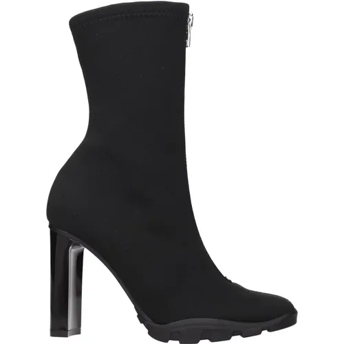 Ankle Boots in Fabric , female, Sizes: 6 UK, 5 UK - alexander mcqueen - Modalova
