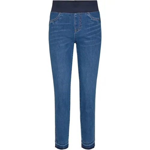 Bequeme Skinny Jeans , Damen, Größe: L - FREEQUENT - Modalova