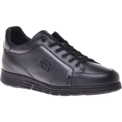 Calf leather sneaker , male, Sizes: 5 UK - Baldinini - Modalova