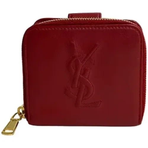 Pre-owned Leather wallets , female, Sizes: ONE SIZE - Yves Saint Laurent Vintage - Modalova