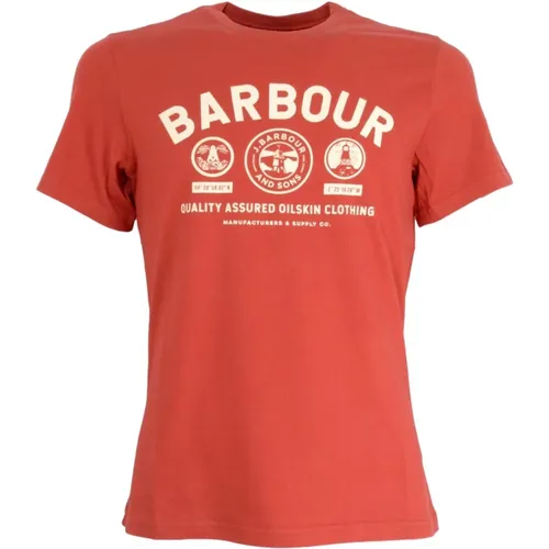 Iron Ore Keelson Tee - Stilvolles T-Shirt für modebewusste Frauen , Damen, Größe: L - Barbour - Modalova
