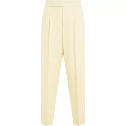 Yellow & Orange Tapered Wool Trousers , male, Sizes: S, L - Fear Of God - Modalova