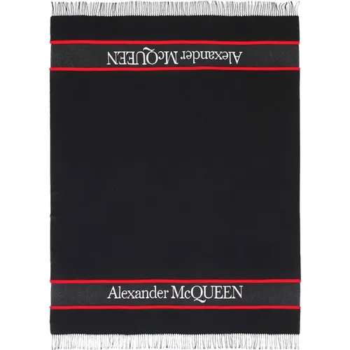 Stylish Men`s Scarf , male, Sizes: ONE SIZE - alexander mcqueen - Modalova