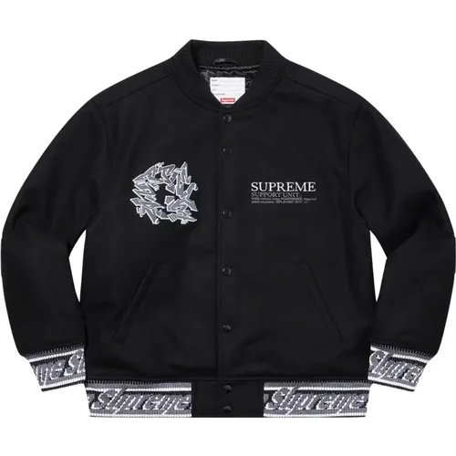 Varsity Jacke Schwarz Limited Edition - Supreme - Modalova