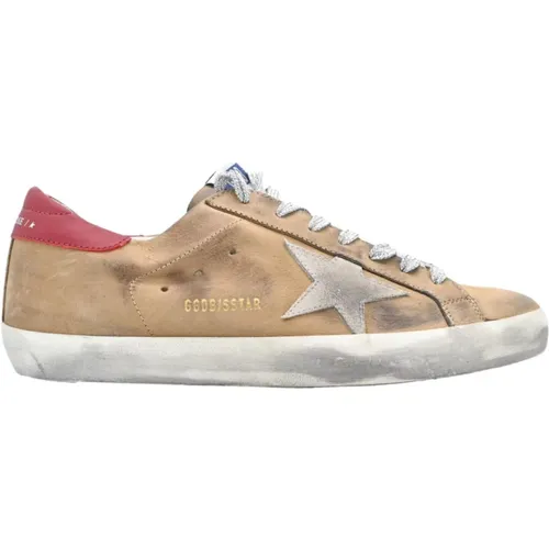 Superstar Camel Silver Star Sneakers - Golden Goose - Modalova