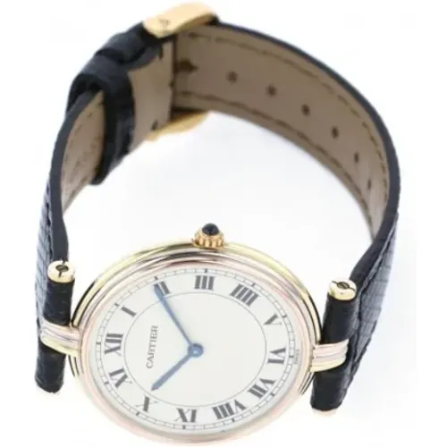 Pre-owned Metal watches , female, Sizes: ONE SIZE - Cartier Vintage - Modalova