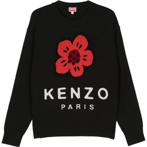 Schwarze Pullover Kollektion , Herren, Größe: L - Kenzo - Modalova