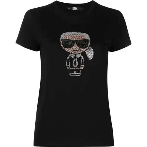 T-Shirts , female, Sizes: L - Karl Lagerfeld - Modalova