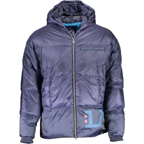 Blaue Kapuzenjacke mit Langen Ärmeln , Herren, Größe: XL - LA MARTINA - Modalova