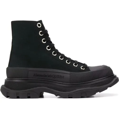 Tread Slick Ankle Boots , female, Sizes: 3 UK, 7 UK, 4 1/2 UK, 4 UK, 6 UK, 5 UK - alexander mcqueen - Modalova