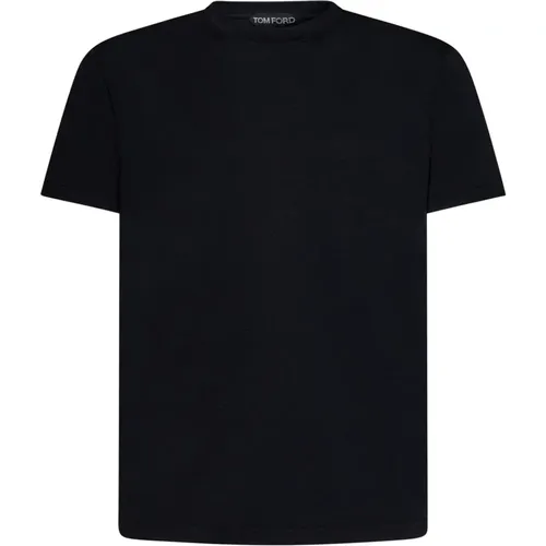 Schwarzes Upgrade Herren T-Shirt - Klassischer Stil , Herren, Größe: M - Tom Ford - Modalova