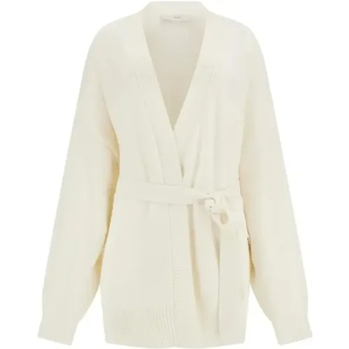 White Cream Cardigan Sweater Set , female, Sizes: M, XS - Guess - Modalova