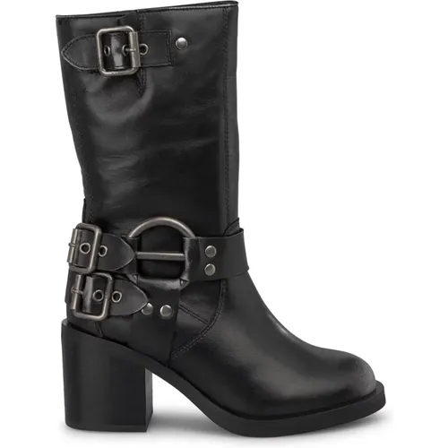 Half-boot with heel , female, Sizes: 9 UK, 4 UK, 3 UK, 5 UK, 7 UK, 6 UK - Alma en Pena - Modalova