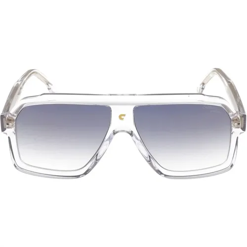 Sonnenbrille 1053/S,Stilvolle Sonnenbrille Schwarz Grau/Dunkelgrau Getönt - Carrera - Modalova