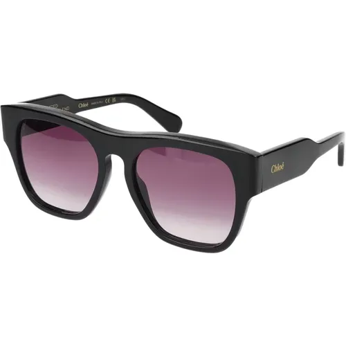 Stylish Sunglasses , female, Sizes: 55 MM - Chloé - Modalova