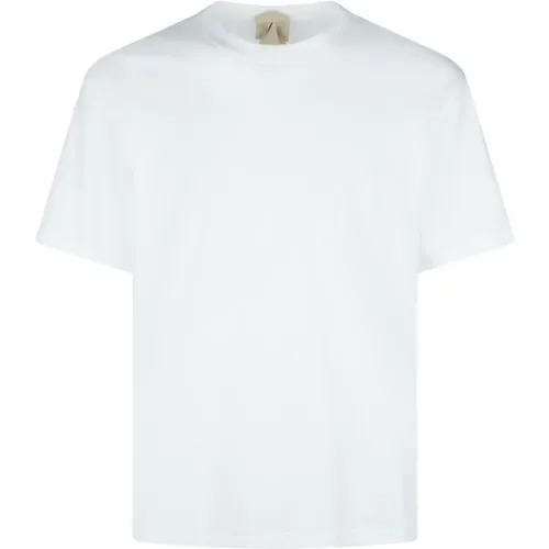 Klassisches T-Shirt für den Alltag , Herren, Größe: L - Ten C - Modalova