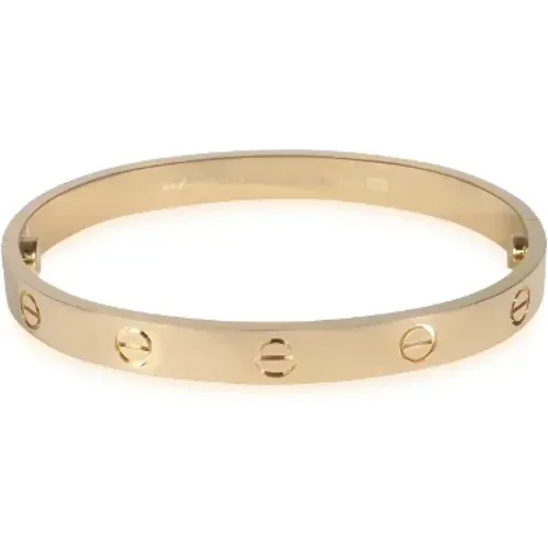 Pre-owned Gold bracelets , female, Sizes: ONE SIZE - Cartier Vintage - Modalova