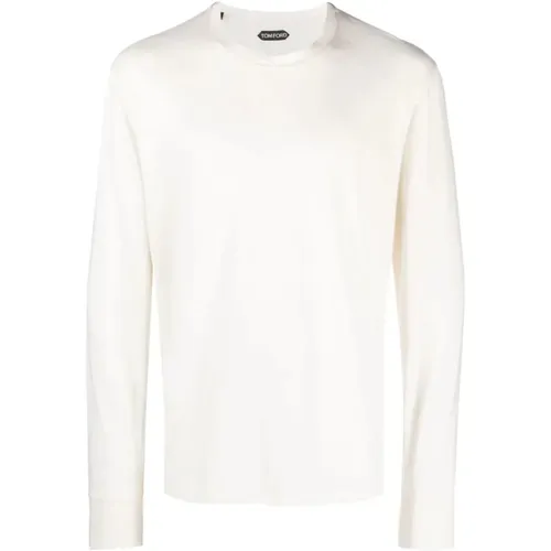Soft Crew Neck Sweatshirt , male, Sizes: L, 2XL - Tom Ford - Modalova