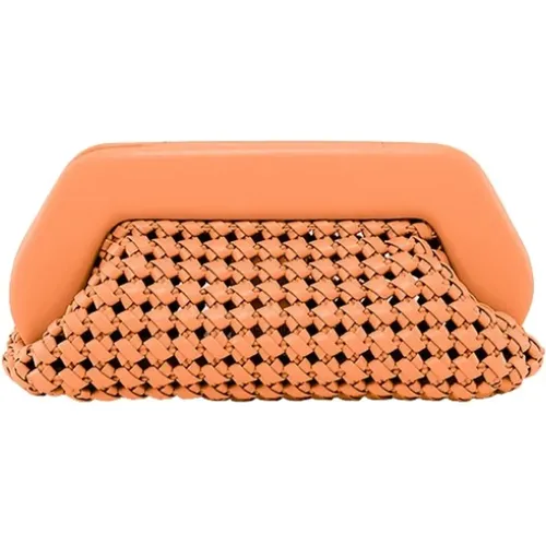 Flame Knots Clutch Bag Vegan Fabric , female, Sizes: ONE SIZE - THEMOIRè - Modalova