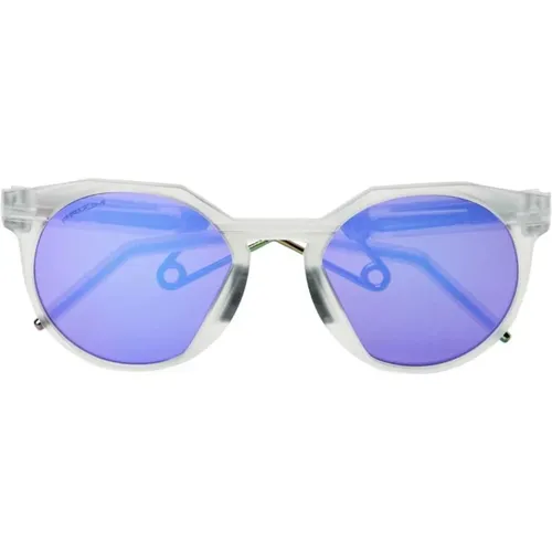 Purple Tinted Round Sunglasses , unisex, Sizes: ONE SIZE - Oakley - Modalova