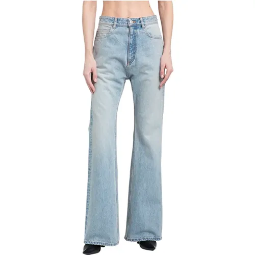 Hellblaue Flared Jeans aus Denim - Balenciaga - Modalova