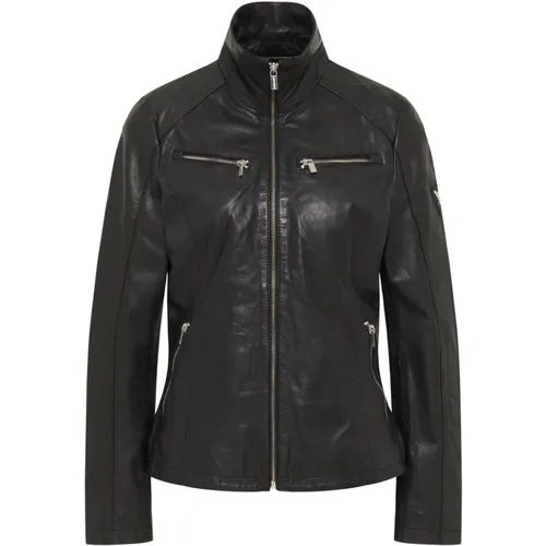 Soft Leather Jacket Basic , female, Sizes: L, M, XL - carlo colucci - Modalova