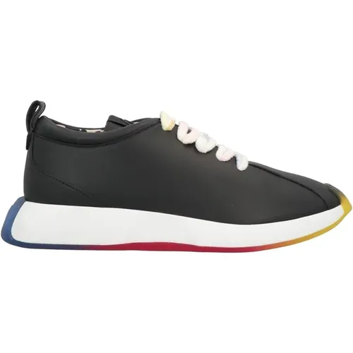Leder Sneakers Mandel Zehen Multicolor Sohle - giuseppe zanotti - Modalova