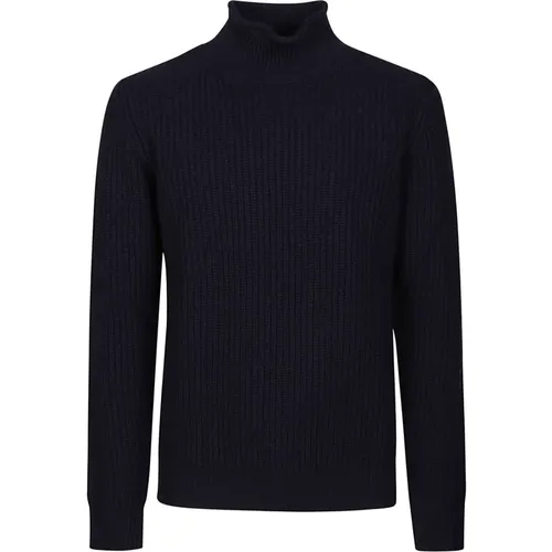 Navy Turtleneck , male, Sizes: 2XL, XL - Kangra - Modalova