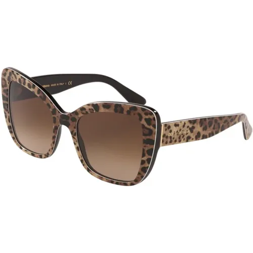 Glamouröse Print FamilyLarge Sonnenbrille - Dolce & Gabbana - Modalova