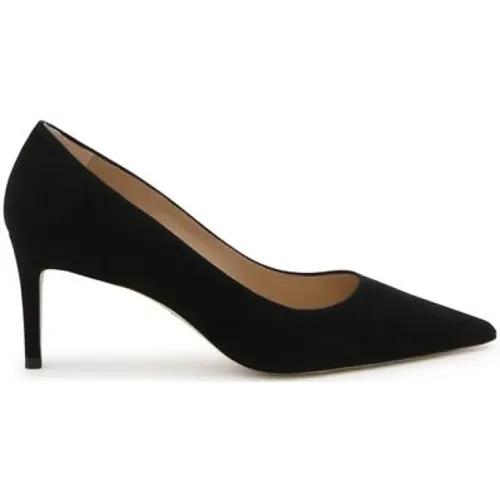 Pointed Toe Leather Pumps , female, Sizes: 5 1/2 UK - Stuart Weitzman - Modalova