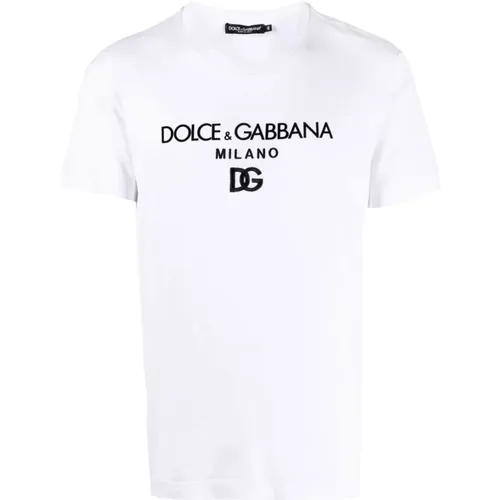 T-shirts and Polos by , male, Sizes: 2XL - Dolce & Gabbana - Modalova