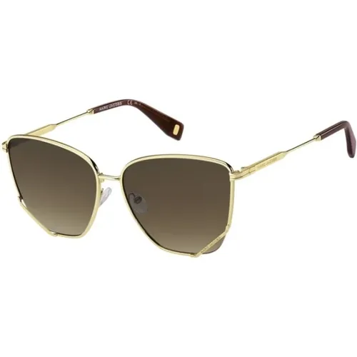Gold Frame Stylish Sunglasses , male, Sizes: 61 MM - Marc Jacobs - Modalova